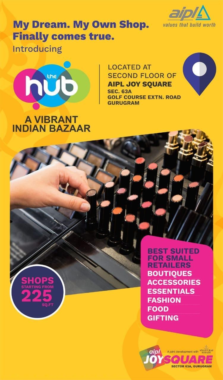 Presenting the hub at AIPL Joy Square, Sector 63, Gurgaon Update